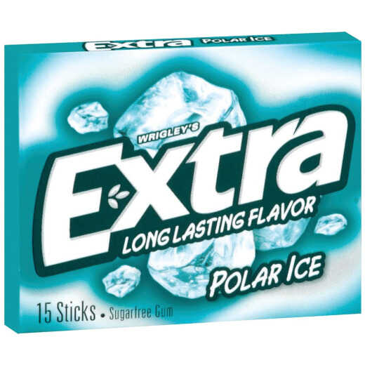 Extra Peppermint Polar Ice Chewing Gum (15-Piece)